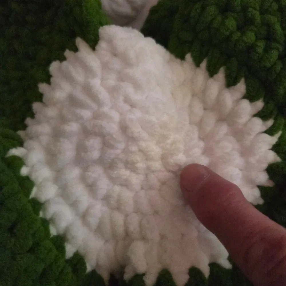 Flower Shape Hand Crocheted Shoulder Crossbody Bag